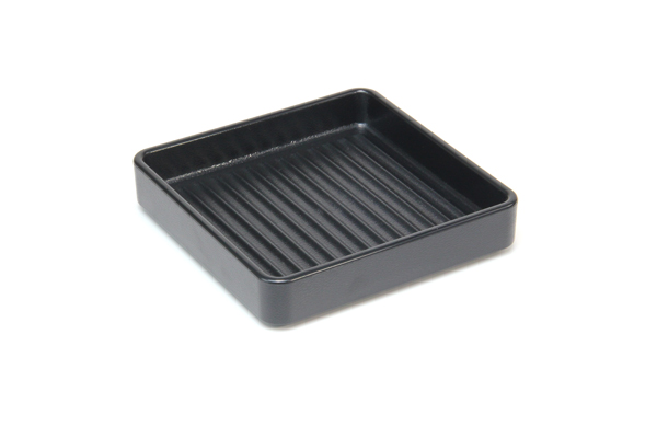【食器】耐熱ABS樹脂 16cm 肉皿 (黒)