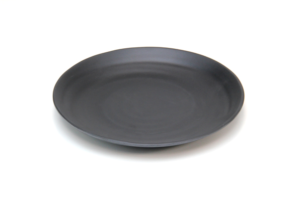 【食器】メラミンウェア 丸皿 24cm 黒