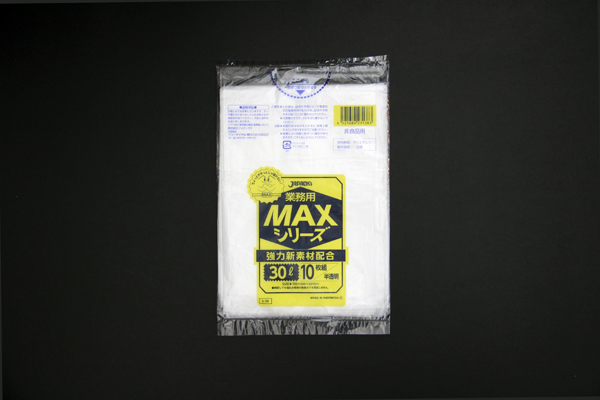 (まとめ) ジャパックス MAXゴミ袋 S-38 半透明 30L 10枚 〔×100セット〕 ジャパックス 業務用 ゴミ袋 MAXシリーズ 半透明 30L S-38 1ケース