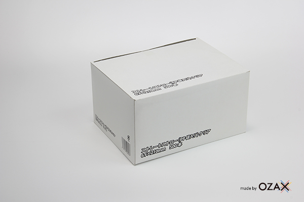 ストレートストロー クリア (PP袋入) - （オリジナル商品｜ストロー (10)）：オザックス株式会社