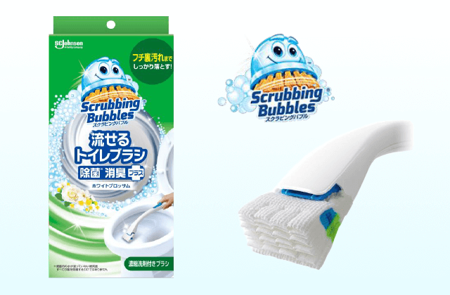 流せるトイレブラシの商品イメージ画像